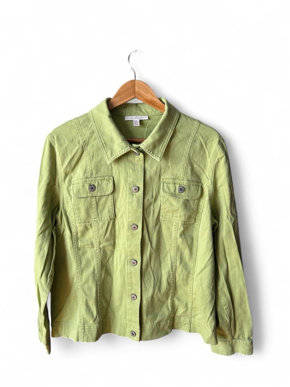 JM Collection Y2K Pistachio Green Utility Jacket Rom Com 90s Style Mall Girl 14